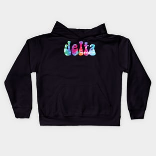 Tie Dye Delta Kids Hoodie